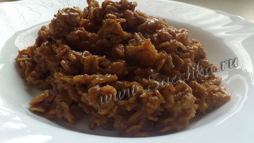 Рецепт шоколадной овсянки