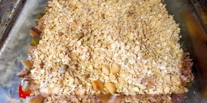 Рецепт запеченной овсянки с ягодами