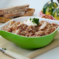 Каши с курицей