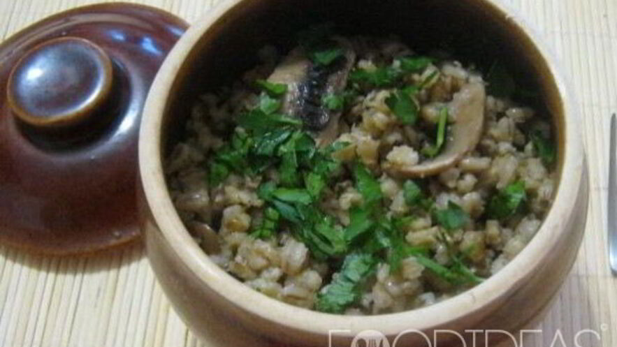 Рецепт перловой каши с грибами