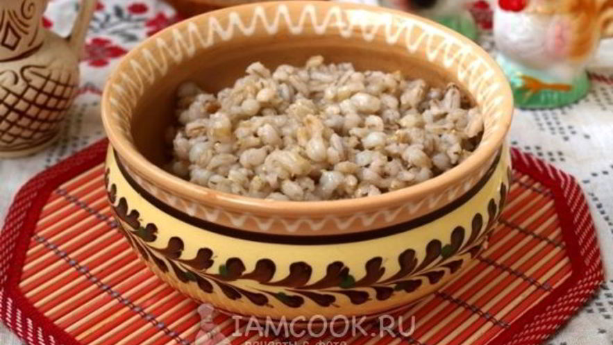 Рецепт перловой каши