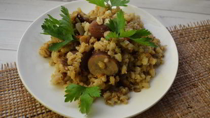 Рецепт Перловки с белыми грибами