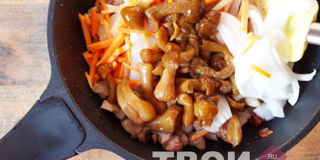 Рецепт перловки с грибами