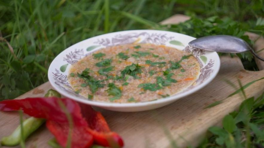 Рецепт полевой каши на костре