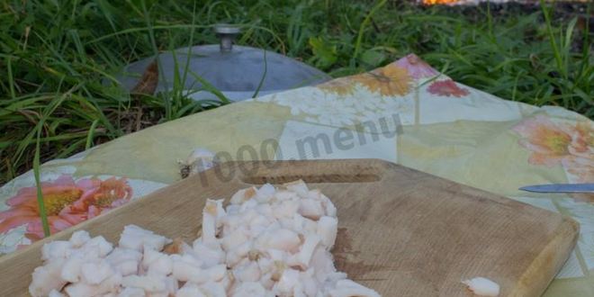 Рецепт полевой каши на костре