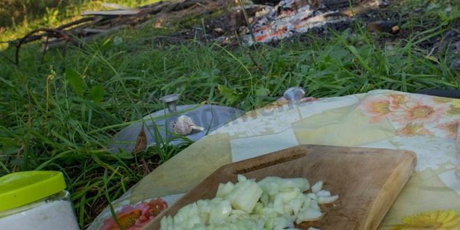 Рецепт полевой каши на костре