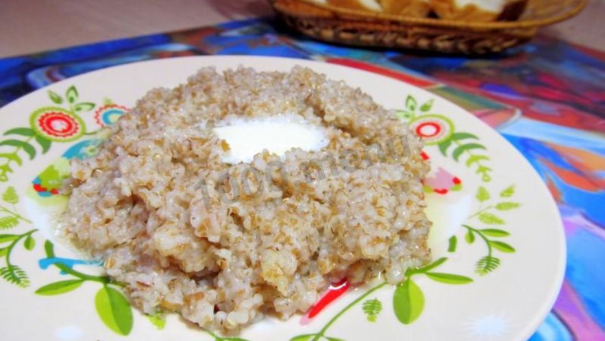 Рецепт пшеничной каши на воде