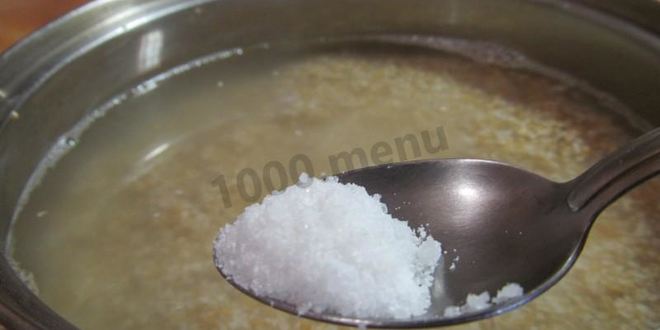 Рецепт пшеничной каши на воде