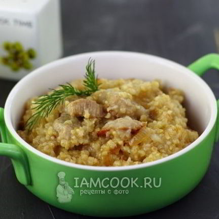 Рецепт Пшеничной каши с мясом