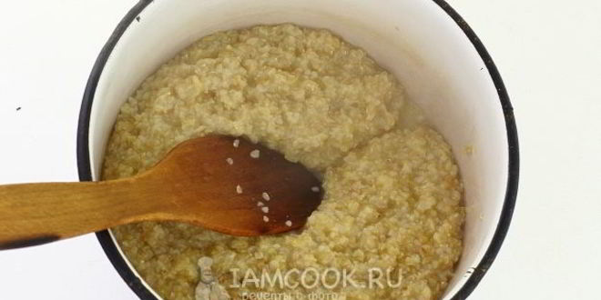 Рецепт пшеничной каши с мясом