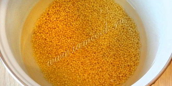 Рецепт пшенной каши с творогом