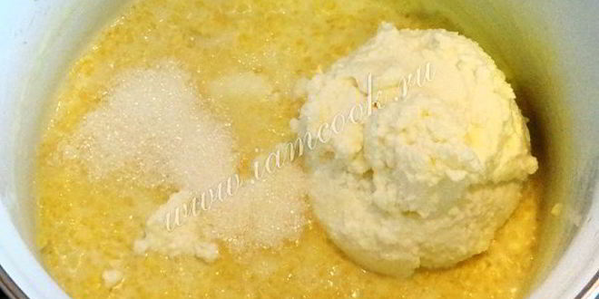 Рецепт пшенной каши с творогом