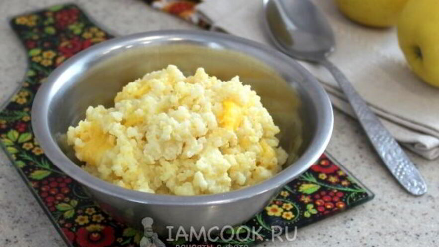 Рецепт пшенной каши с тыквой на молоке