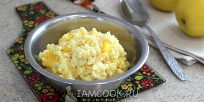 Рецепт пшенной каши с тыквой на молоке