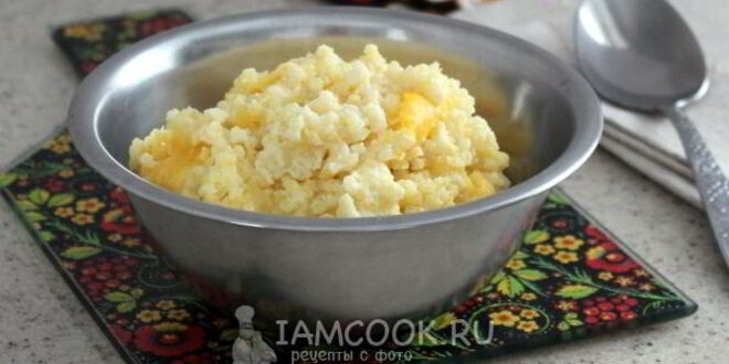 Рецепт пшенной каши с тыквой на молоке