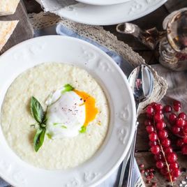 Рецепт Пшенной каши с яйцом пашот