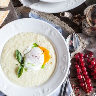 Рецепт Пшенной каши с яйцом пашот