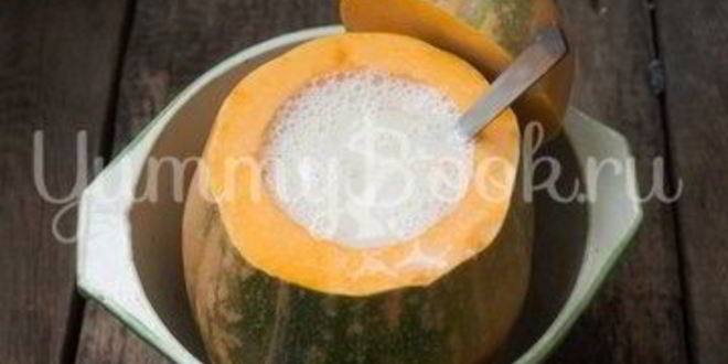 Рецепт пшенной каши в тыкве