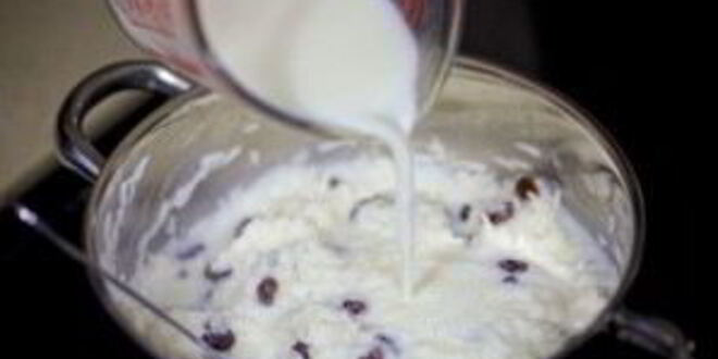 Рецепт рисовой каши с изюмом