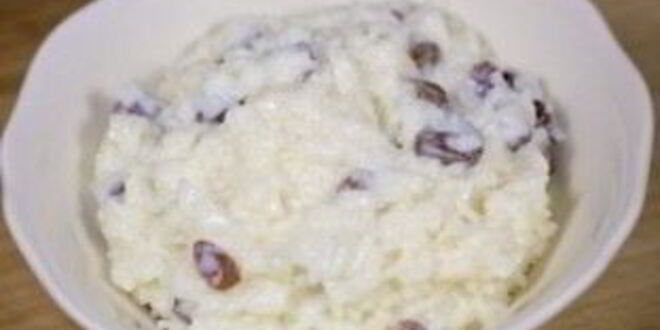 Рецепт рисовой каши с изюмом