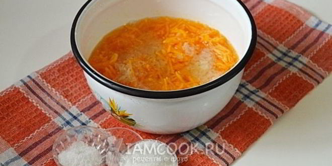 Рецепт рисовой каши с тыквой на воде