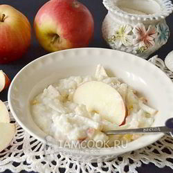 Рецепт Рисовой каши с яблоками