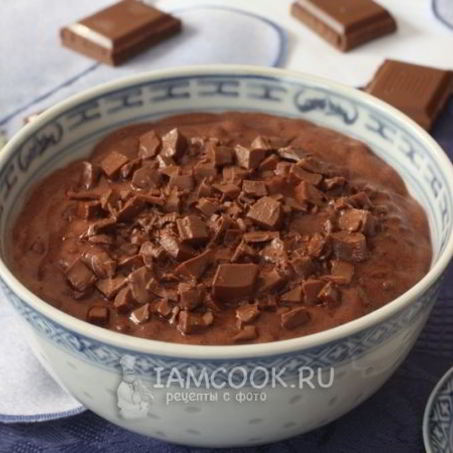 Рецепт Шоколадной рисовой каши