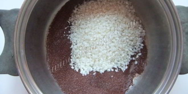 Рецепт шоколадной рисовой каши