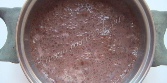 Рецепт шоколадной рисовой каши