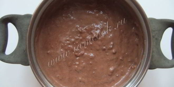 Рецепт шоколадной рисовой каши