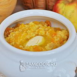 Рецепт Тыквенной каши с пшеном