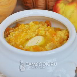 Рецепт Тыквенной каши с пшеном