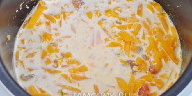 Рецепт тыквенной каши с пшеном