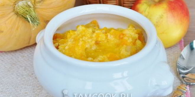 Рецепт тыквенной каши с пшеном