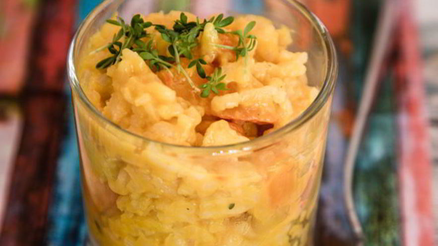 Рецепт тыквенной каши с рисом