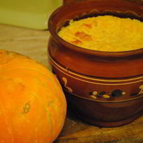 Рецепт Тыквенной каши, запеченой в горшочке