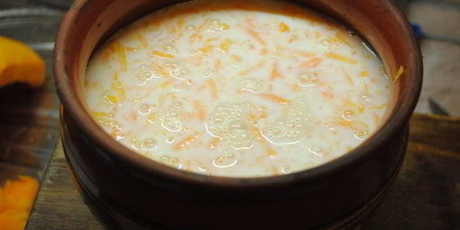 Рецепт тыквенной каши, запеченой в горшочке