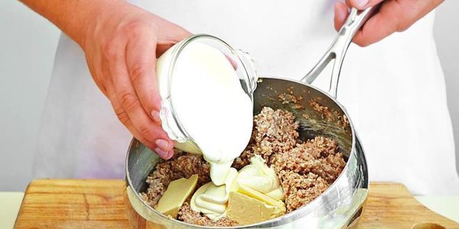 Рецепт ячневой каши, запеченной со сметаной