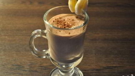 Рецепт Бананова-шоколадного коктейль