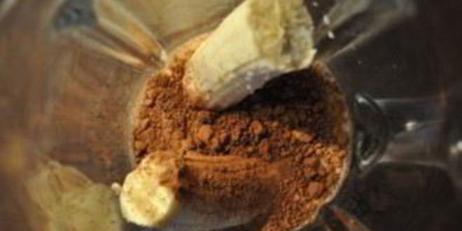 Рецепт бананова-шоколадного коктейль