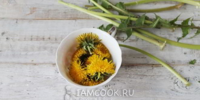 Рецепт чая из одуванчиков