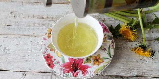 Рецепт чая из одуванчиков