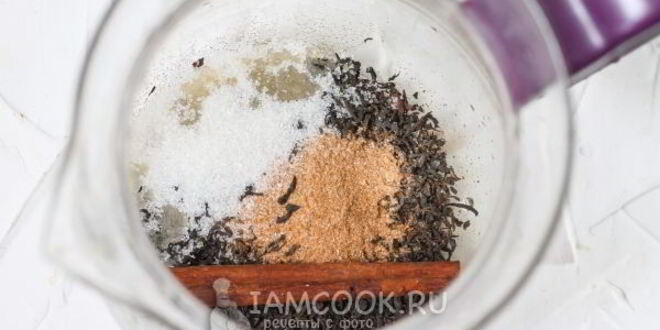 Рецепт чая с имбирем и корицей