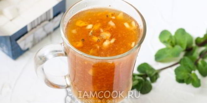 Рецепт чая с облепихой и имбирем