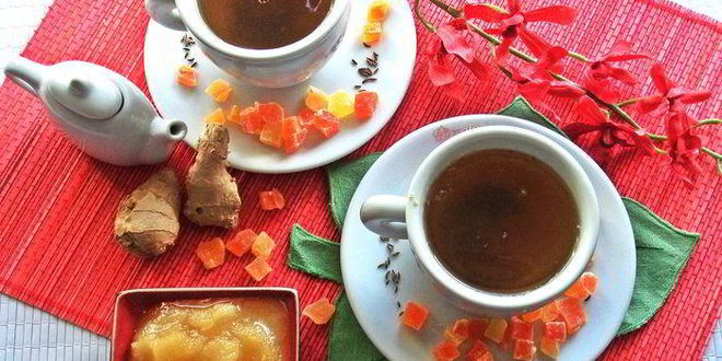 Рецепт чая с тмином и имбирем