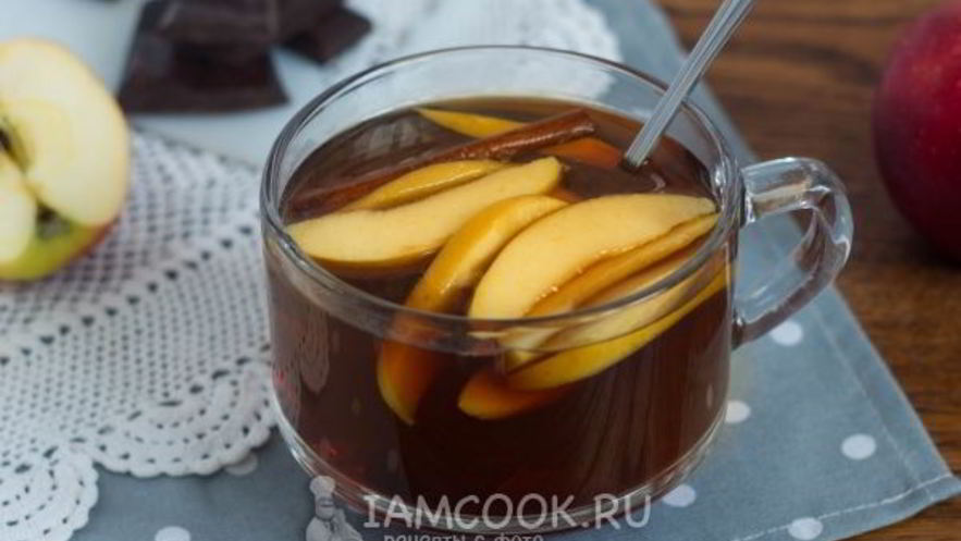 Рецепт чая с яблоками