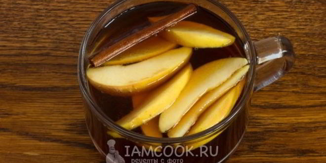 Рецепт чая с яблоками