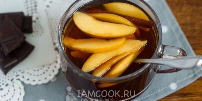Рецепт чая с яблоками