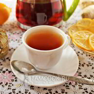 Рецепт Черного чая с имбирем