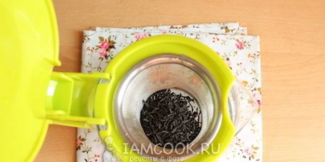 Рецепт черного чая с имбирем